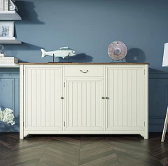 купить стильный Бежевый комод Olivia 3 двери/1 ящик арт GA5005B в интернет-магазине