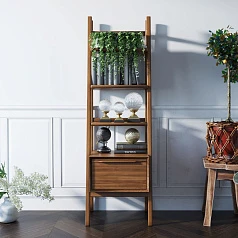 заказать Узкий стеллаж "Bruni" с открытыми полками арт BR29 в интернет-магазине