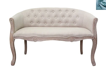 купить стильный Дизайнерский двухместный диван Kandy Double Mocca цвет голубой