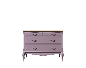 Комод «Leontina Lavanda» на 4 ящика арт ST9315L в интерьере
