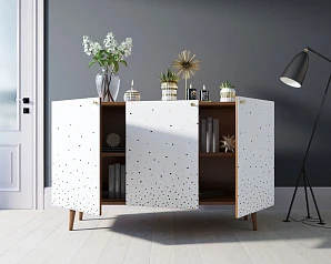 купить Комод "Berber" три дверки 15 принт арт BB01/Print_15 в интернет-магазине