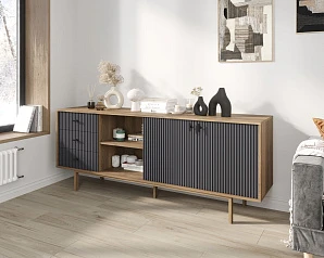 Комод с дверками и нишей "Emerson" арт EM15/7024/L на заказ