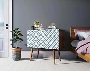 заказать Комод на высоких ножках "Berber" малый принт 13 арт BB13/Print_13
