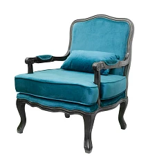 красивое Полукресло модерн Nitro голубой цвет на заказ