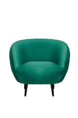заказать Мягкое кресло Small Benee Green V2 на черных ножках