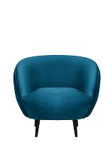 купить Мягкое кресло Small Benee Izumrud на черных ножках