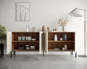 купить стильный Комод с четырьмя дверками "Nicole" арт NEM01