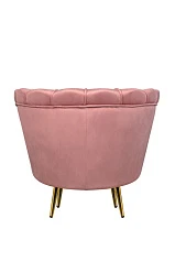 красивое Низкое кресло ракушка Pearl Pink V3 на заказ