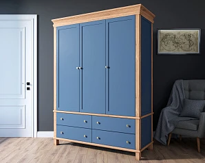 Шкаф трехстворчатый "Jules Verne" из березы и ясеня арт JV27/3ETGYB