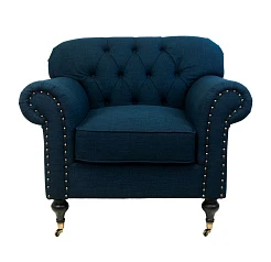 купить стильное Классическое кресло Kavita Dark Blue