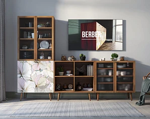 стильный Буфет "Berber" с дверками малый принт 31 арт BB37/Print_31 на заказ