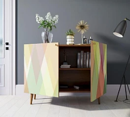 купить Комод "Berber" две дверки 16 принт арт BB04/Print_16 в интернет-магазине