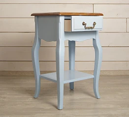 купить стильные Прикроватная тумба "Leontina Blue" с одним ящиком арт ST9302SB