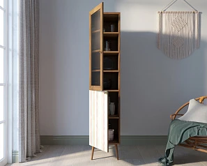 стильный Буфет "Berber" узкий принт 45 арт BB39/Print_45