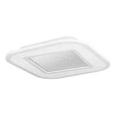 901234 Светодиодный потолочный светильник MACCHIONI, 20W(LED), 380x380, сталь, пластик, белый/ пластик с эфф. хрусталя, белый, 2700-6500K, 2360lm на заказ в интернет-магазине