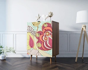 Комод "Berber" большой принт 6 арт BB12/Print_06 в интерьере