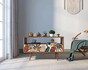 купить стильные Консоль "Berber" с двумя ящиками принт 25 арт BB22/Print_25 в интернет-магазине