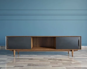 купить Консоль под TV в Скандинавском стиле "Bruni Black" арт BR-22Black