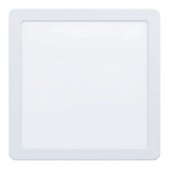 красивые 99181 Светодиодный встраиваемый светильник FUEVA 5, 17W (LED), 216х216, ET26, 2100lm, 4000K, сталь, белый на заказ