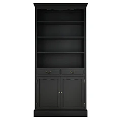 Книжный шкаф "Leontina Black"  арт ST9330BLK