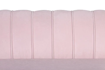 Дизайнерский диван Pearl Triple Pink на черных ножках в интернет-магазине