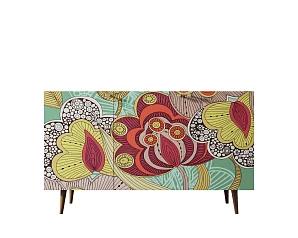 Комод "Berber" три дверки 6 принт арт BB01/Print_06 на заказ