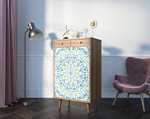 купить красивые Комод "Berber" два ящика и дверки 46 принт арт BB46/Print_46