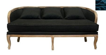 купить красивый Диван ретро синий Nora в интернет-магазине