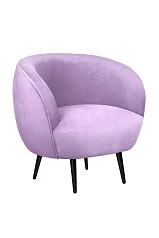 купить Мягкое кресло Benee Purple на черных ножках