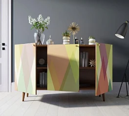 купить стильные Комод "Berber" три дверки 16 принт арт BB01/Print_16