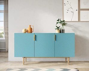 Комод с тремя дверками "Line" LN02/GR1/blue