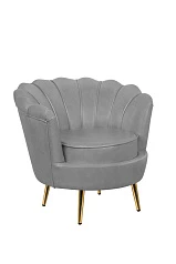 купить красивые Низкое кресло ракушка Pearl Grey V2 в интернет-магазине