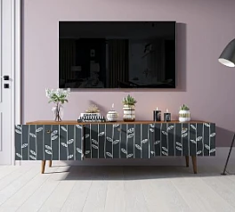 заказать Комод "Berber" с ящиками низкий под TV принт 18 арт BB19/Print_18