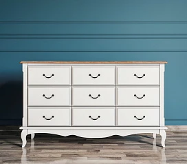 фото Комод «Leontina» на девять ящиков арт ST9379 в интерьере