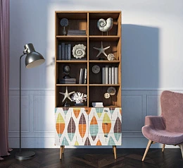 купить красивый Стеллаж на комоде "Berber" принт 48 арт BB44/Print_48 в интернет-магазине