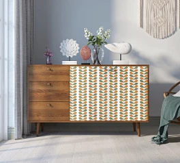 купить красивые Комод "Berber" с двумя дверками и ящиками 23 принт арт BB05/Print_23 в интернет-магазине
