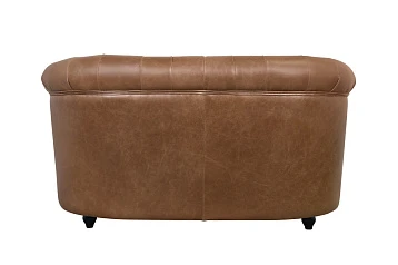 Кожаный диван лофт Karo Brown leather 2S в интернет-магазине