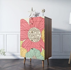 Комод высокий "Berber" принт 5 арт BB10/Print_05 на заказ в интернет-магазине