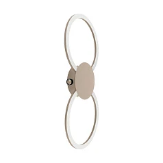 купить 902127 Светодиодный светильник настенно-потолочный VENTICELLO 1, 20W 0,91W(LED LED), 3000K, 2400 135lm, алюминий, песочный, белый,