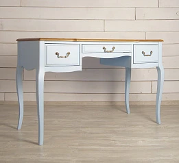 фото Стол письменный "Leontina Blue" арт ST9347B в интерьере