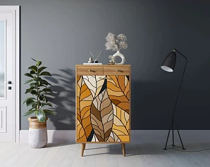 Комод "Berber" два ящика и дверки 08 принт арт BB46/Print_08 в интернет-магазине