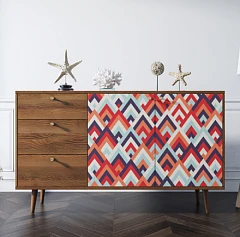 купить Комод "Berber" с двумя дверками и ящиками 2 принт арт BB05/Print_02