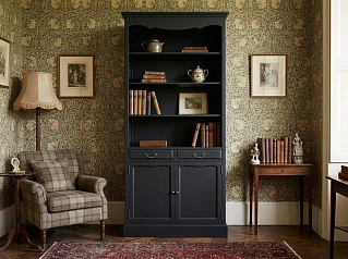 заказать Книжный шкаф "Леонтина (Leontina)" в черном цвете арт ST9330BLK