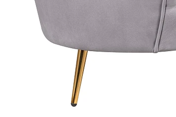 красивый Дизайнерский диван для гостиниц Pearl Triple Grey на заказ