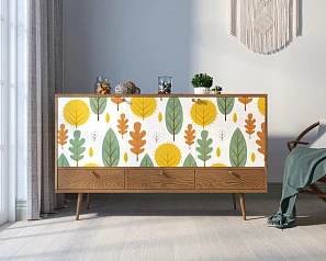 Комод "Berber" три дверки и три ящика 30 принт арт BB24/Print_30 в интернет-магазине