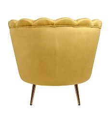 купить стильное Низкое кресло ракушка Pearl Yellow