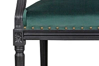 Мягкий стул с подлокотниками Runako Green на заказ в интернет-магазине