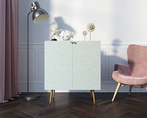 купить стильные Комод "Berber" две дверки малый 34 принт арт BB38/Print_34 в интернет-магазине