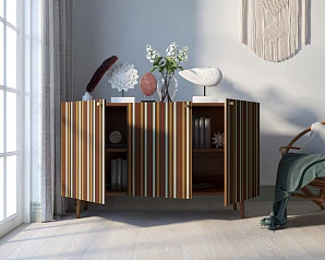 купить Комод "Berber" три дверки 20 принт арт BB01/Print_20