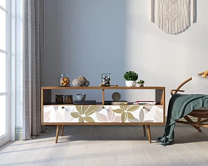 заказать Консоль "Berber" с тремя ящиками принт 27 арт BB23/Print_27 в интернет-магазине